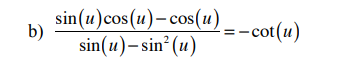 Verifying The Following Identities 1