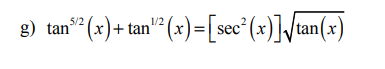 Verifying The Following Identities 1