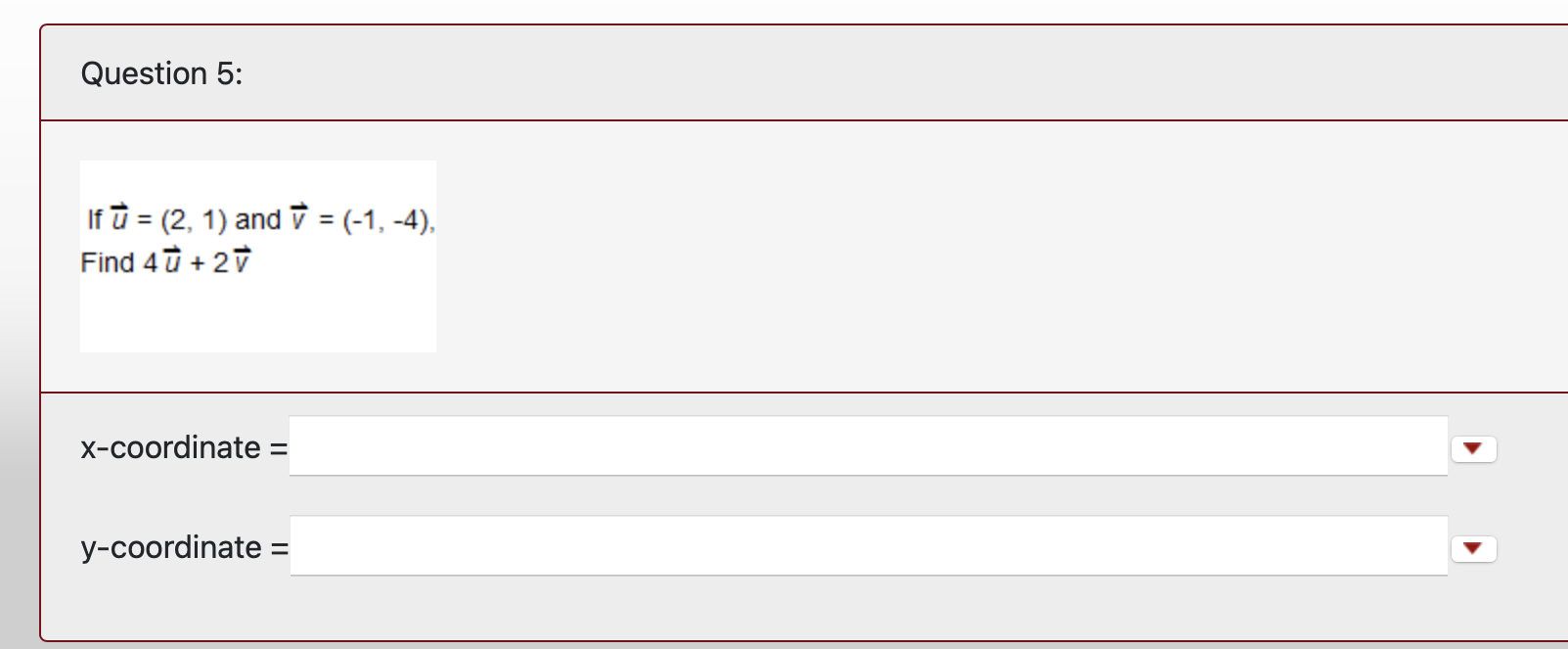 Please Help Me What Are The X And Y Coordinates 1