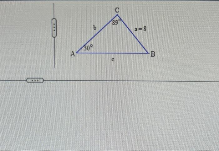Solve The Triangle B Do Not Round Until The Final Answer Then Round To The Nearest Degree As Needed B Do Not Round 2