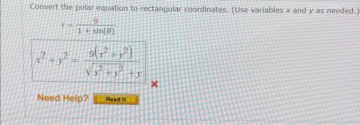 12 0 1 Points Details Previous Answers Sprecalc7 8 1 042 Convert The Rectangular Coordinates To Polar Coordinates Wi 2
