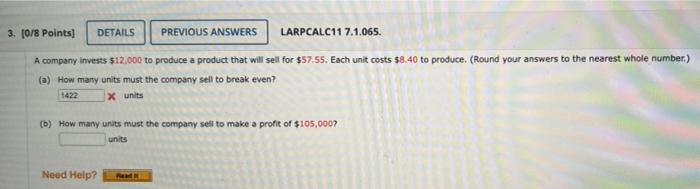 9 76 Points Details Larpcalc11 8 2 024 Solve For X In The Equation Where A 23 2 And B 322 2 1 3 3 0 3