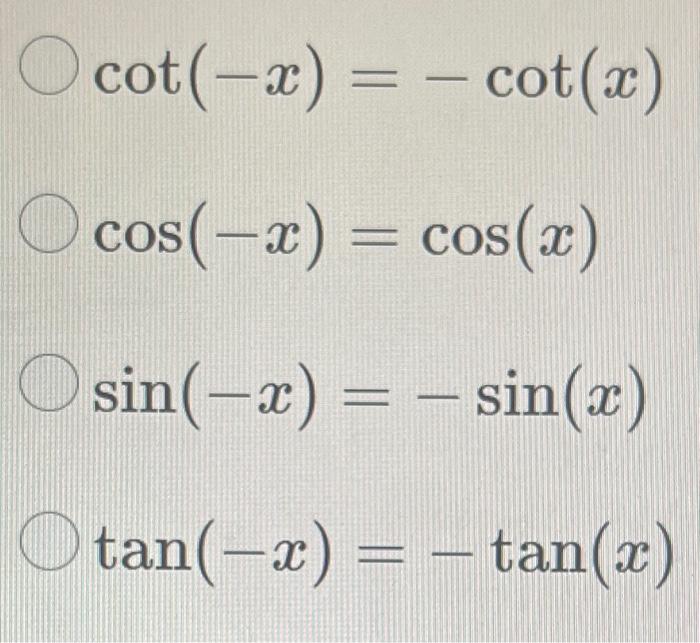 O Cot X Cot 2 Cos 2 Cos 2 X Sin X Sin X Otan X Tan 3 1