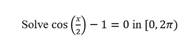 Solve Cos 3 1 0 In 0 21 1 2 1