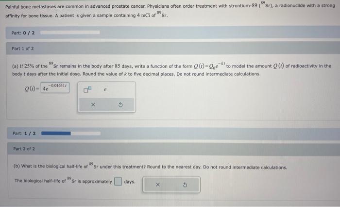 Painful Bone Metastases Are Common In Advanced Prostate Cancer Physicians Often Order Treatment With Strontium 89 Sr 1