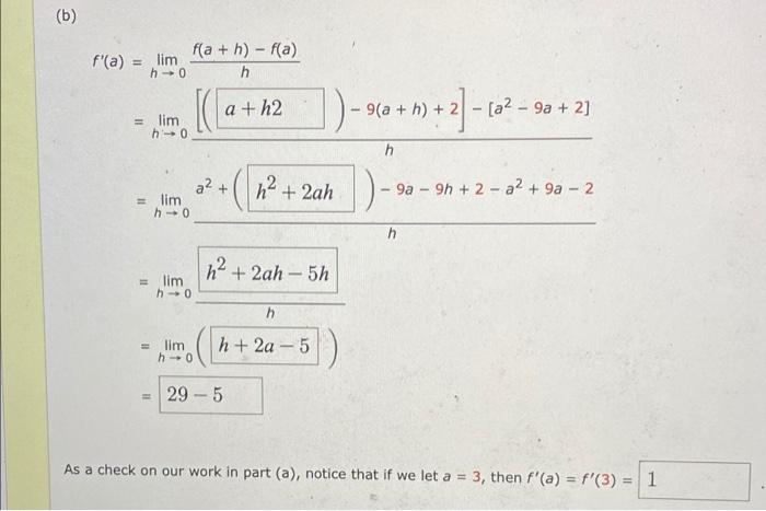 41 2 11 Points Details Example 4 Video Example Find The Derivative Of The Function F X X2 9x 2 At The Numbers 2
