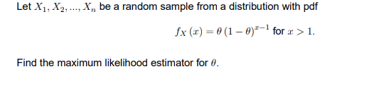 Please Explain Where The Sum Of Xi N In Line 4 Of The Solution Comes From Thanks 1