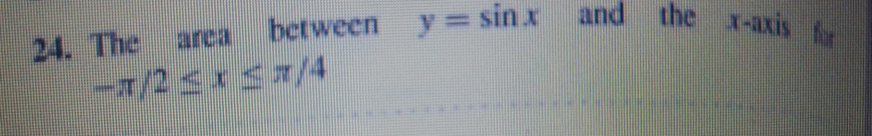 And The L Axis 24 The Between Y Sin 1 2 14 4 1