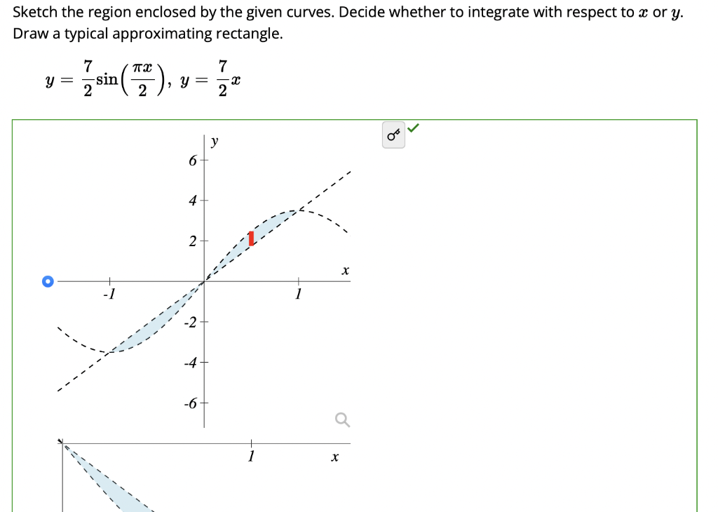 Sketch The Region Enclosed By The Given Curves Decide Whether To Integrate With Respect To X Or Y Draw A Typical Appro 1