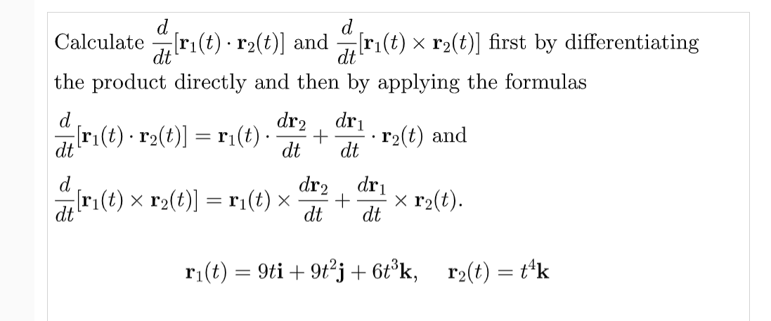 Opract R2 T And The Pract X Rz T First By Differentiating D Calculate Z Ri T R2 T And Ri T X R2 T First 1