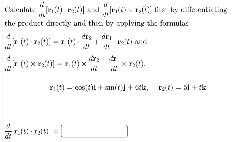Calculate R T R2 T And R T X R2 T First By Differentiating E Fru E X R2 T R2 E X D T Rit Dt Dt Th 1