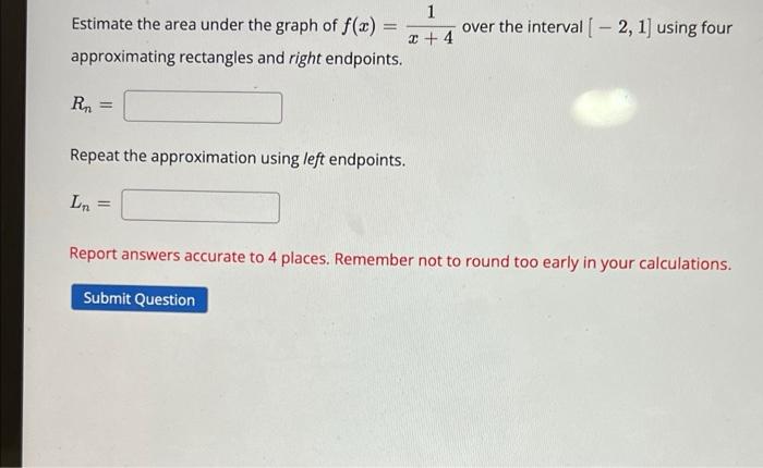 Find The Value Of The Riemann Sum V F Ck A Xx K 1 For The Function F X 2 Using The Partition P 0 2 3 5 Where 2