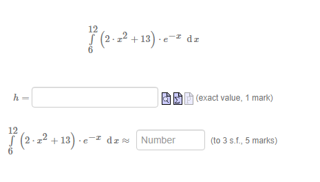 7 9 23 18 D2 2 22 Edz Exact Value 1 Mark 12 2 22 13 2 13 E 2 Dz Number To 3 S F 5 Marks 1