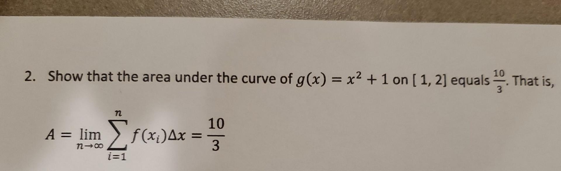 1 Let F X X 1 On 0 2 A Find The Area Geometrically That Is Graph F And Find The Area Using Shapes You Know 4