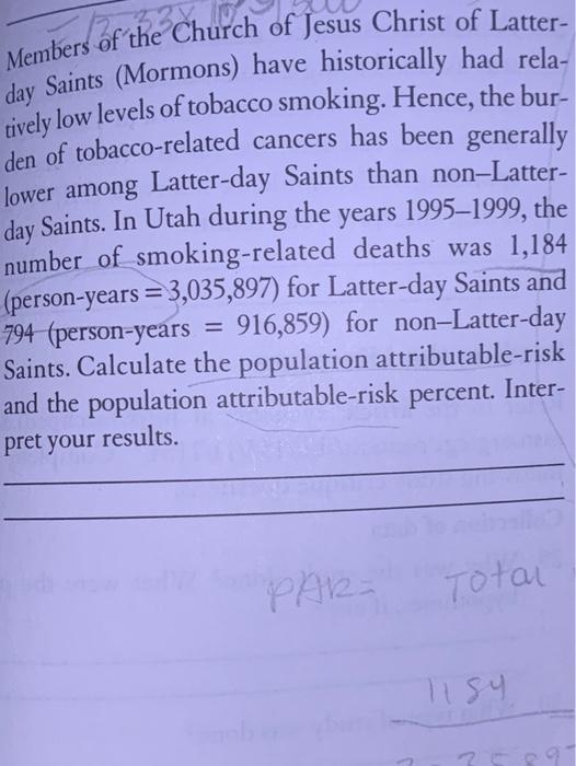 Lood 22 Members Of The Church Of Jesus Christ Of Latter Day Saints Mormons Have Historically Had Rela Tively Low Lev 3