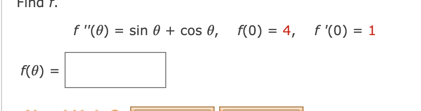 Find 1 F 0 Sin 0 Cos 0 F 0 4 F 0 1 F 0 1