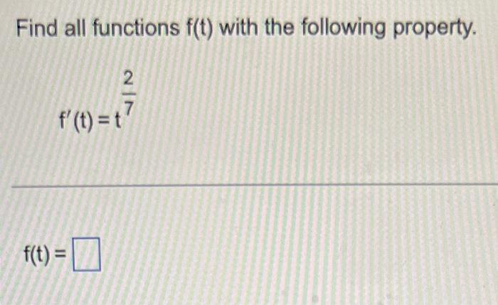 Find All Functions F T With The Following Property 2 F T T F T 1