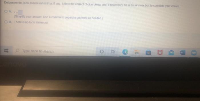 Answer The Towing Quen Bout The Function Whose Derivative Is X 2 C 9 What Are The Cat Points Of B On What Ope 2
