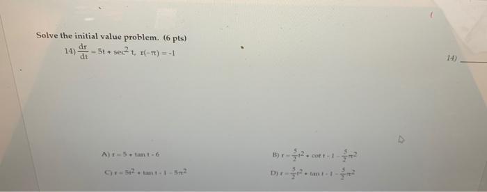 Multiple Choice Choose The One Alternative That Best Completes The Statement Or Answers The Question Find The Average 3
