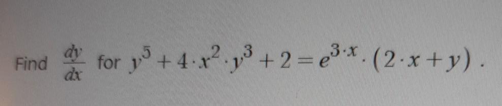 Find Dy For Y3 4 8 2 83 X 2 X Y 2 3 1