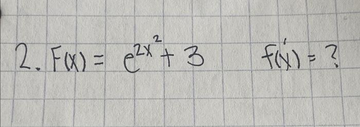 2 2 F X 2x 3 F X 1