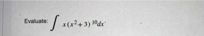 Evaluate Sxx X X2 3 0dx 1