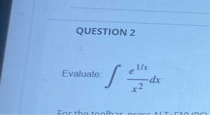 Question 2 Evaluate S Dx 2 Cartha Taalhar 2