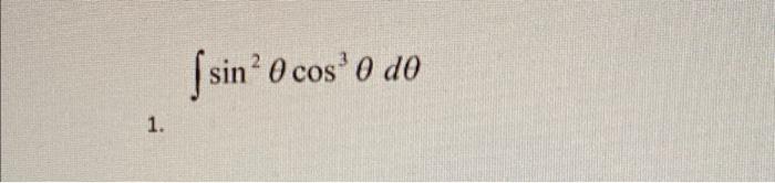 2 Sin O Cos O Do 1 1