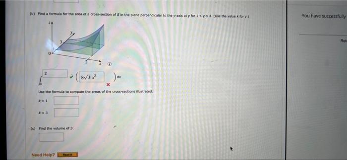 Consider The Sold Regions That Tes Under The Surface Z Vy And Above The Rectangle R 10 2 1 4 Find Formula For 2