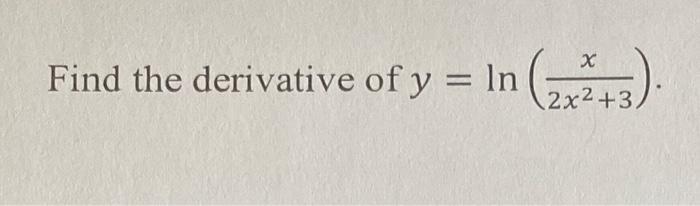 Find The Derivative Of Y In 227 3 3 1