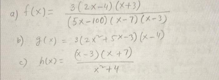 X A F X 3 2x 4 X 3 3 5x 100 X 7 X 3 6 G X 3 2x 5x 3 X 4 X 3 X 7 C H X Xr 4 1