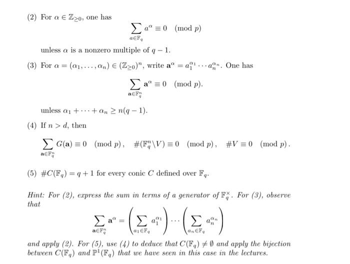 Let F Be A Finite Field Of Characteristic P Let F F X1 Xn Be A Homogeneous Polynomial Of Degree D And Let V 2