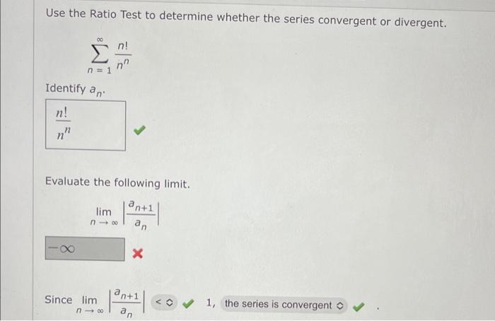 Use The Ratio Test To Determine Whether The Series Is Convergent Or Divergent 00 1 3 N 8 13 18 5n 3 2