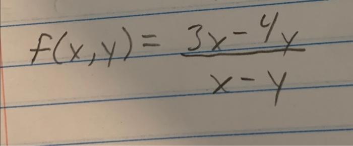 F X Y 3x Y X 1