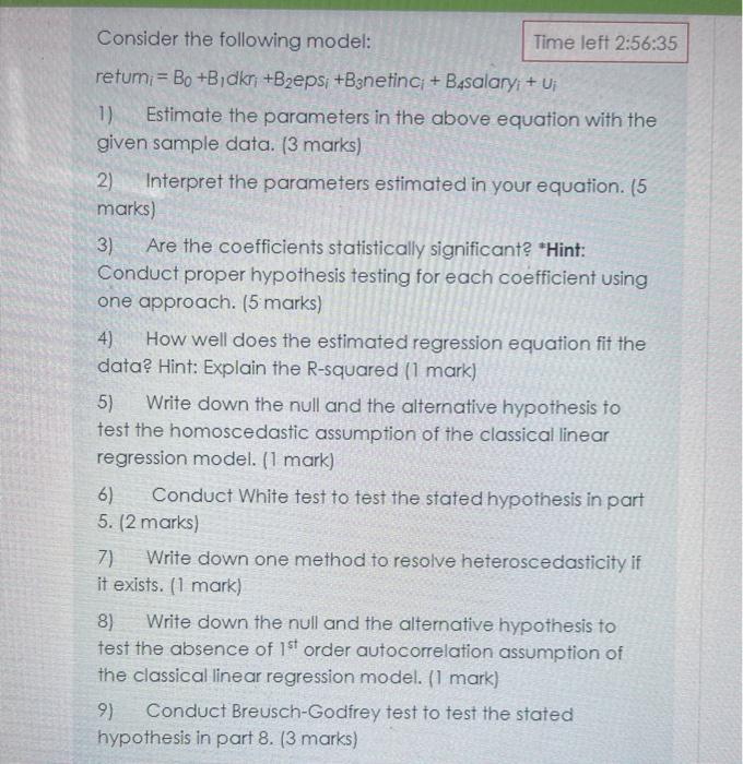Regression Analysis Can Be Used To Test Whether The Market Efficiently Uses Information In Valuing Stocks For Concreten 2