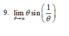 In Each Problem Determine If L Hopital S Rule Applies If So Use The Rule To Find The Limit If Not Find The Limit Num 1