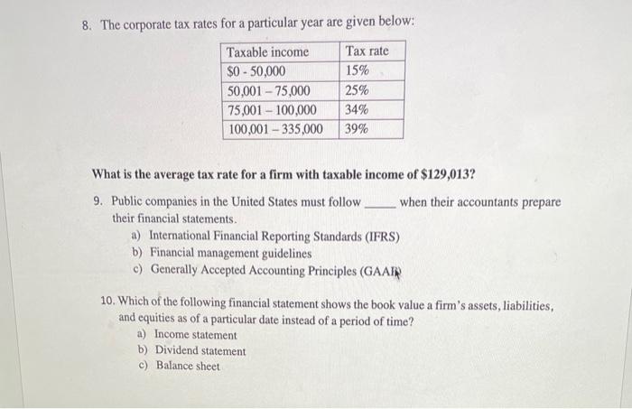 2 Griffin S Goat Farm Inc Has Sales Of 554 000 Costs Of 205 000 Depreciation Expense Of 41 000 Interest Expens 3