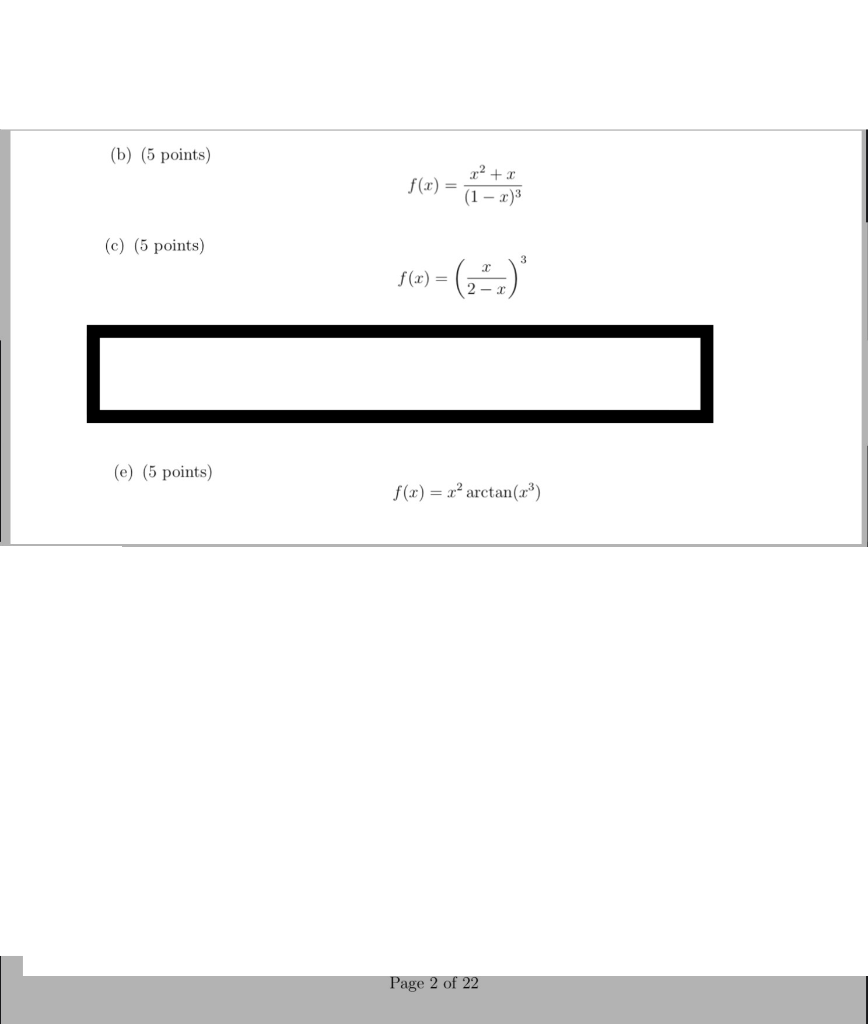 Find The Power Series Representation Of Each Function Give The Interval Of Convergence And The Radius Of Convergence Of 1