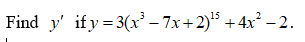 Find Y If Y 3 X 7x 2 4x 2 1