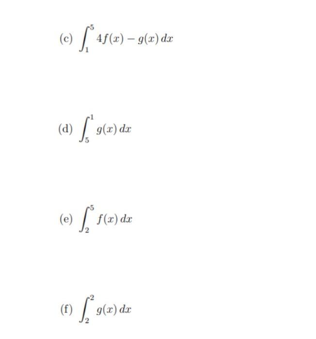 1 Suppose That F X And G X Are Integrable And That S Sle De 4 S Slede 6 59 E 8 Dx F Dx 8 Use 2