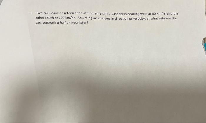 Calculus 12 Applications Assignment Related Rate And Optimization Name Complete The Following Questions Showing All R 2