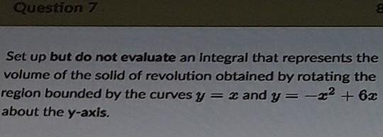 Question 6 8 00 Find The Area Of The Region Enclosed By The Curves Y 33 And Y 2 2 O 3 4 Do 100 8 1 Tion 7 Que 2