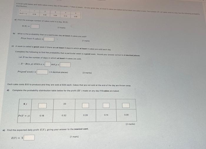 A Find The Reason En Ma E A Week Is Called A Good Where Are Al Die Complete The Following To Find The Probability 2