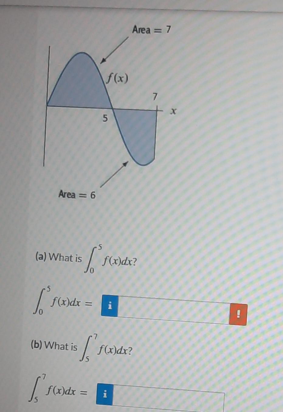 Area 7 F X 7 5 Area 6 A What Is F X Dx F X Dx B What Is I Solde 1 Sl Se I Sand F Dx F X Dx C W 1