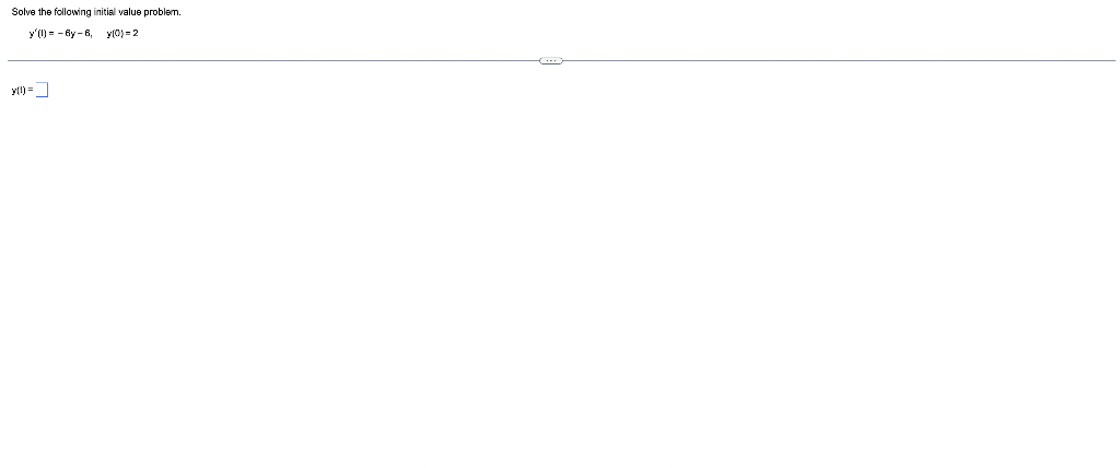 Solve The Following Initial Value Problem Y U By Yo 2 Yo 1