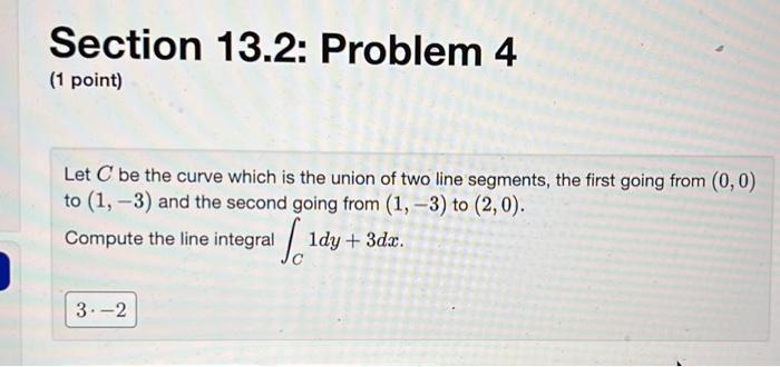Section 13 2 Problem 3 1 Point Compute The Total Mass Of A Wire Bent In A Quarter Circle With Parametric Equations X 2
