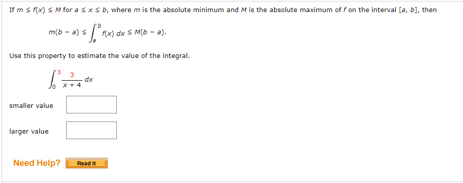 If M S F X M For A Xsb Where M Is The Absolute Minimum And M Is The Absolute Maximum Off On The Interval A B Th 1