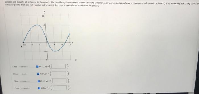 Locate And Daily Will Extrema In The Graph By Casting The Extrema We Meaning Whether Each Extremum Is A Relative Or Abs 1