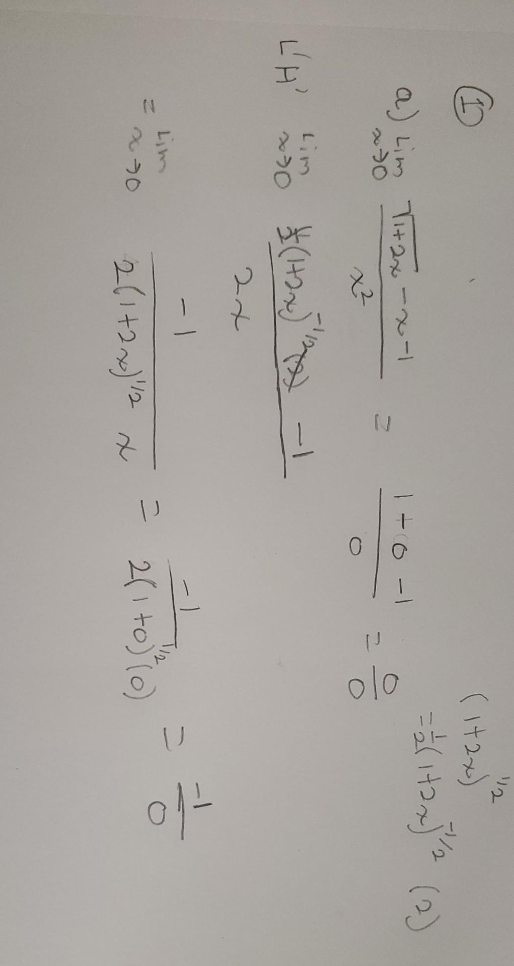 Limit Problem I Am Not Sure What To Do After 1