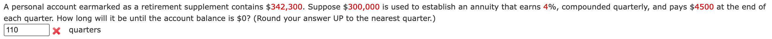 A Personal Account Earmarked As A Retirement Supplement Contains 342 300 Suppose 300 000 Is Used To Establish An Annu 1